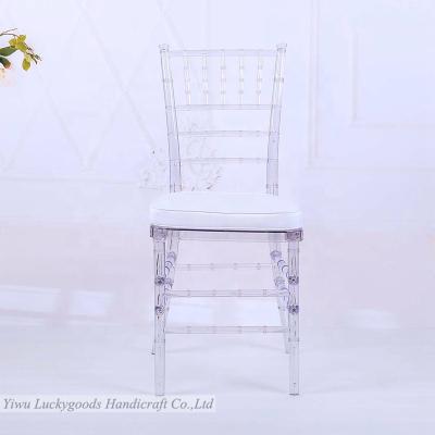 China CY210701-1 Luckygoods Durable Wholesale Clear High Quality Bamboo Chair for Wedding Home Decoration for sale