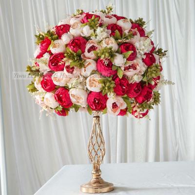 China Wedding Party Decoration LFB455 Artificial Flower Table Centerpieces For Wedding Decoration Flower Arrangement Flower Ball for sale