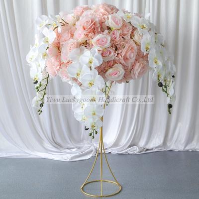 China Wholesale Events Decoration LFB1353-3 Artificial Flower Silk Balls For Wedding Decorative Centerpiece for sale