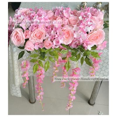 China Wedding decoration LFB410 Accept customized flower table runner for wedding decoration for sale