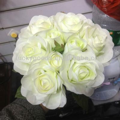 China Wholesale Artificial Rose Wedding Wedding Bridal Bouquet Artificial Rose Flower Hold Holding Flower for sale