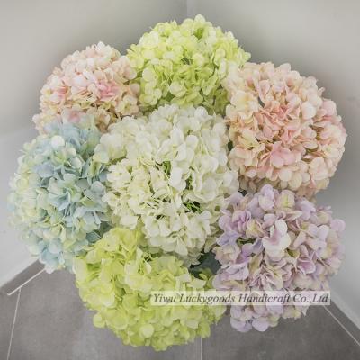 China Wholesale Luckygoods Touch BH210818-1 Artificial Wedding Decoration Large Natural Vivid Hydrangeas Flowers for sale