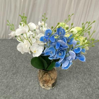 China New Long Lasting Butterfly Orchids Flowers LF823 for Wedding Decoration Real Touch Artificial Orchids Wholesale for sale