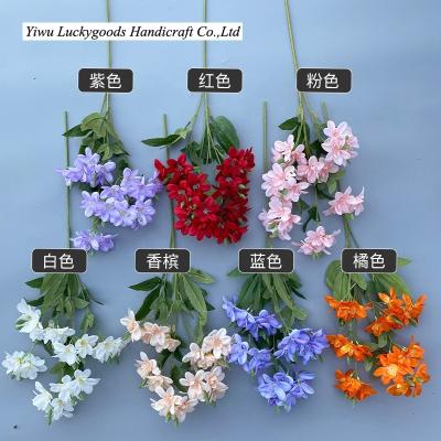 China BH210708-11 Luckygoods Touch Orchid Durable Outdoor Artificial Craft Real Flowers Colorful Wholesale for sale