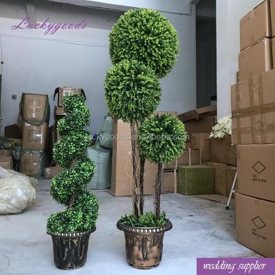 China Wholesale PJ498 PJ499 Plant Pot Elegant Decorative Plastic Artificial Plant for sale