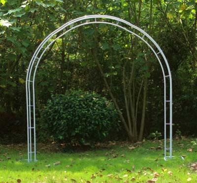 China Iron Metal Arch Garden White Arch Wedding U Shaped Core Decoration for sale