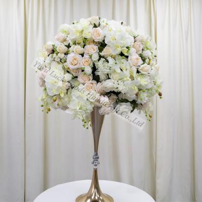 China High Quality Table Centerpiece Wedding Artificial Flower Ball Natural Contact LFB1757 Luckygoods New Design for sale