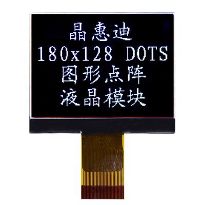 China Dot Matrix 180x128 Positive Black Tooth Display Fstn Mode Graphic LCD Module JHD180128-G03PTW-BL 2.4 for sale