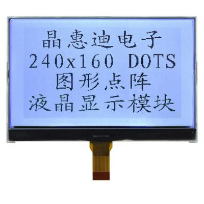 China 3V FSTN 240x160 Graphic LCD Module With White Backlight JHD240160-G96BEW-G 5.0 for sale