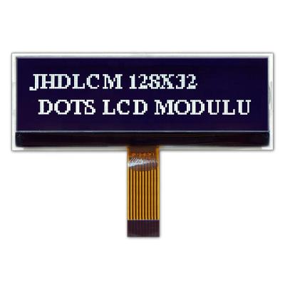 China 128x32 IC ST7567A COG LCD Display Graphics Module with 5 LEDs JHD12832-G96BFW-BL 3.2 inch for sale