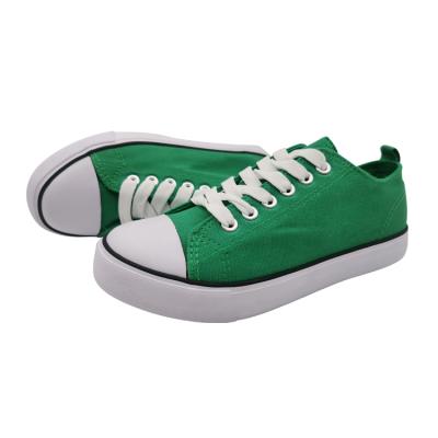 China 2021 NEW STYLE CHILDREN'S LOW CANVAS CUT VULCANIZE LACE UP SHOES for sale