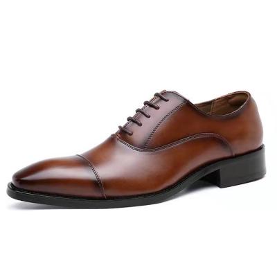 China 2021 Deodorization Italian Casual Men's Stylish Shoes Formal Genuine Leather Oxford & For Office for sale