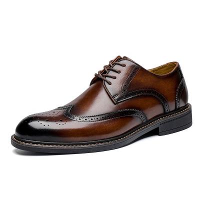 China Genuine leather oxford & other fashionable deodorization business men's elegant shoes custom made shiny formal for sale