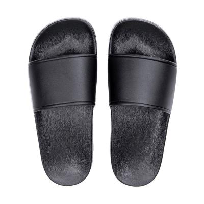 China CUSHIONING high quality wholesale branded men woman unisex black outdoor slippers slides for sale