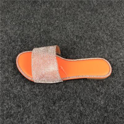 China Fashion Trend Factory Direct Supply Anti-slippery Flat Woman Flat Heel Sandal Slipper For Women for sale