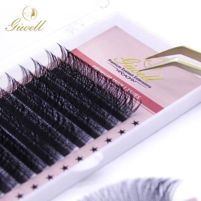 China Wholesale Synthetic Flase Eyelash Extension GIWELL Primer Private Label Mink yy Eyelash Extensions Best for sale