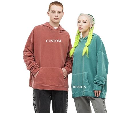 China Fashion high street anti-pilling custom cut out hoodies for men heavy duty 100% cotton mens large print 3d embroidered plush hoodie for sale