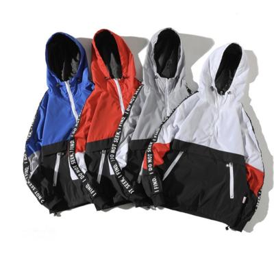 China High Fashion Street Breathable Custom Men's Hip Hop Sports Jackets OEM Zipper Packing Jacket Men for sale