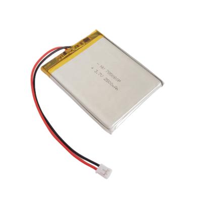 China toys factory 785060 3.7v 2500mah rechargeable lipo battery 9.25Wh akku for sale