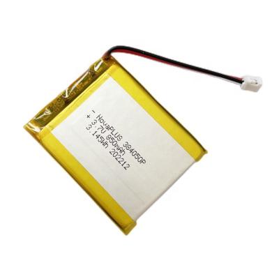 China High Quality Toys Rechargeable Lipo Battery 3.145wh 384050 3.7v 850mah for sale