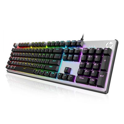 China Laptop\Desktop\PC\Gaming\Computer K500 Wired Mechanical Feeling Keyboard For Gamer Desktop PC Computer RGB Backlight For HP for sale