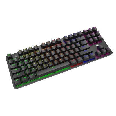 China K10GL Gaming Keyboard Desktop Laptop PC Gamer Desktop Mechanical Mechanical Wired Keyboard For HP for sale