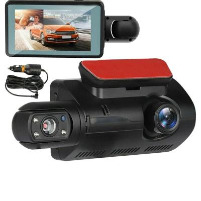 China NIGHT VISION Driving Recorder Front and Rear Wide Reversing Lens Dual Camera Angel DVR Car Parking Driving Night Vision Car Black Box for sale