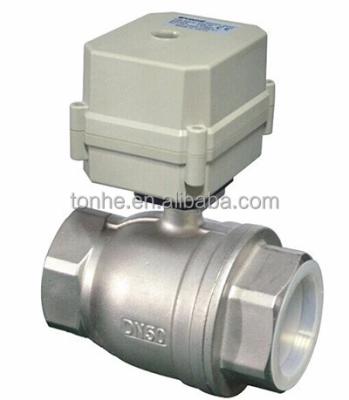 China Stainless Steel NSF 2Way Electric Water Valve Motorized Ball Valve (A100-T50-S2-C) for sale