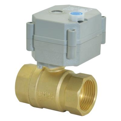 China A20-T25-B2 General G1'' 2 Way Motorized Brass Ball Valves DN25 Electric Valve for sale