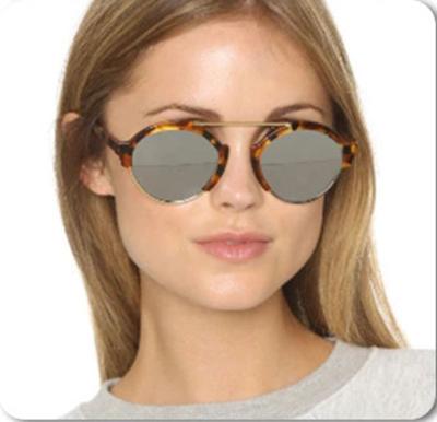 China Custom Fashion Sunglasses Women Acetate Stainless Steel Polarized Sunglasses for sale