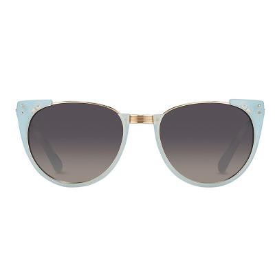 China Fashion Sunglasses China Factory Factory Custom Made Gray Gradient Lens Acetate Sunglasses With Polarized for sale