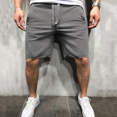 China Street Style Breathable Mens Solid Cotton Shorts Loose Mens Sports Short Pants Pockets Casual Summer Trousers Shorts Jogger Gym for sale