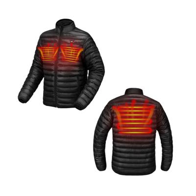 China QUICK DRY High Quality Fleece Color Men's Clothing Vest Jackets Battery Pack USB Electric Work Motorcycle Heated Vest With Power Bank for sale