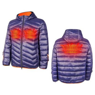 China Shenzhen 7.4V QUICK DRY Men's Hoodie Custom Logo Battery Operated Electric Passionate Hoodie Jacket Winter Rechargeable For Men for sale