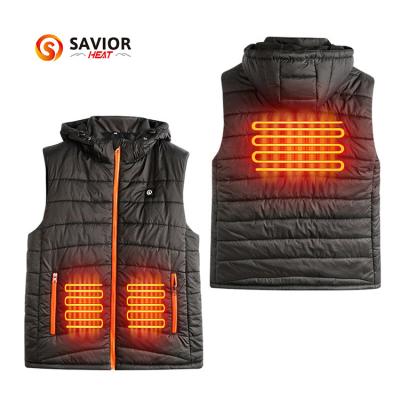 China 5V USB Plug Power Men Autumn Winter Smart Heating Cotton QUICK DRY Outdoor Coat Customize Fleece Vest Smart Heated Jacket for sale