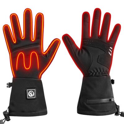 China SAVIOR Cycling Gloves Full Finger Mountain Bike Bicycle Electric Battery Gloves Passionate Road Rechargeable Warm Waterproof Winter Windproof for sale