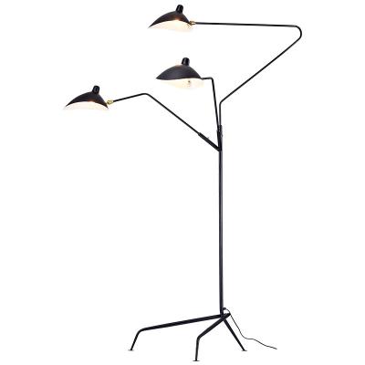 China Modern Metal Tripod Stand Up Black Lamps For Living Room Nordic Designer Floor Lamp for sale