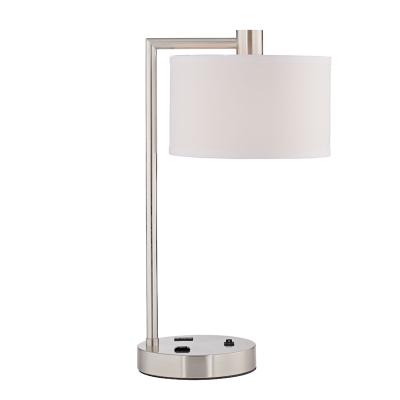 China Modern Modern Guest Room USB Reading Light Hotel Bedside Table Lamp for sale