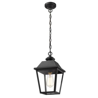 China Amazon Traditional Hot Selling Black Hanging Outdoor Pendant Lighting for sale