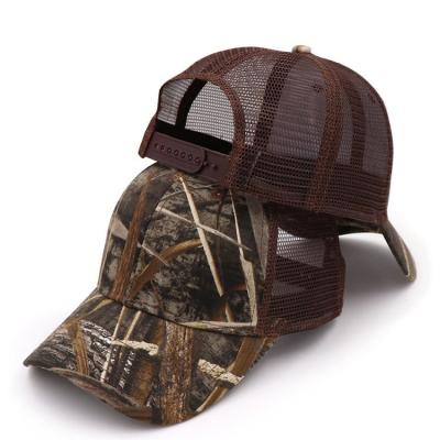 China Custom Waterproof Outdoor Camo Hunting Hats Quick Dry Adults Embroidered Cap for sale