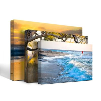 China Handgeschilderd Moderne Landschap Schilderij Landschap Wandkunst Canvas 6 Kleur OEM ODM Te koop