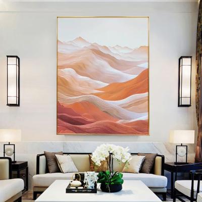 China Home Decor Canvas Painting Medium Oil Painting Modern Landscape 3D Three Dimensional for sale