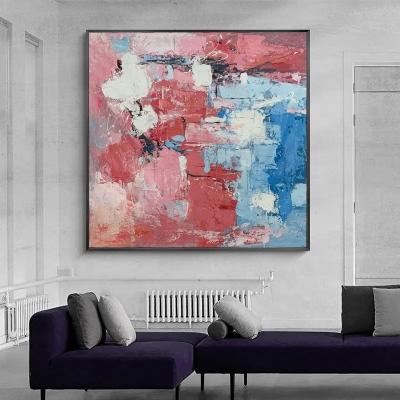 China OEM Home Decor Wall Art Hand Painted Canvas Oil Painting Abstract Colorful Modern for sale