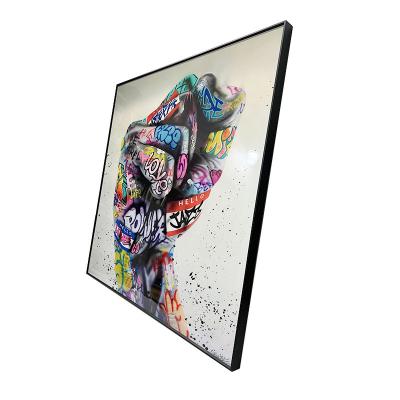 China OEM ODM Graffiti Crystal Porcelain Painting Digital Print For Modern Living Room Decor for sale