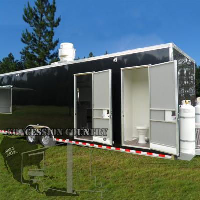 China CONCESSION TRAILERS mobile airstream fast delivery refrigerated outdoor fast food trailer mobile food truck for sale for sale