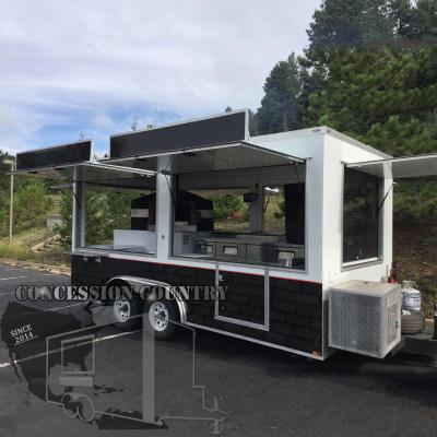 China CONCESSION TRAILERS Commerical Square Used Food Trucks Food Trucks for sale