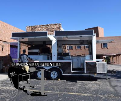 China CONCESSION TRAILERS GRILL food trailer food trucks in downtown Austin / kitchen equipment for food truck for sale