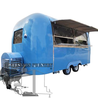 China 2021 Hot Selling Ceritificate CONCESSION TRAILERS Concession Country Customized Printing Chinese Food Truck Available for sale