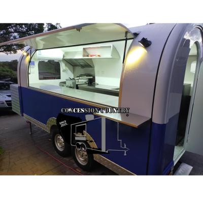 China 2021 Stylish CONCESSION TRAILERS country catering trailers ice cream food truck food trucks with equipment for sale