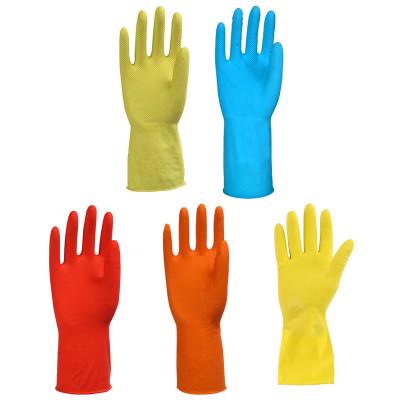 China Rubber Gloves Household Latex Household Cleaning Gloves Cleaning Gloves Cleaning Kitchen Catering Gloves for sale